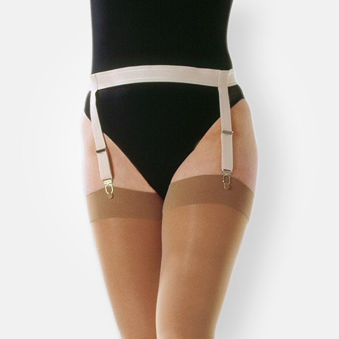 Wearing Compression Stockings with a Suspender Belt